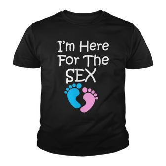 Im Here For The Sex Tshirt Youth T-shirt - Monsterry