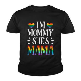 Im Mommy Mama Matching Gay Lesbian Couple Lgbt Rainbow Gift Graphic Design Printed Casual Daily Basic Youth T-shirt - Thegiftio UK