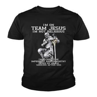 Im On Team Jesus Tshirt Youth T-shirt - Monsterry UK