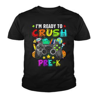 Im Ready Crush Pre-K Back To School Video Game Boys Youth T-shirt - Thegiftio UK