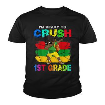 I’M Ready To Crush 1St Grade Dabbing Boy Back To School Youth T-shirt - Thegiftio UK