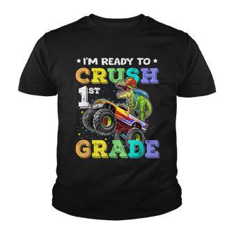 Im Ready To Crush 1St Grade Monster Truck Boys Youth T-shirt - Thegiftio UK