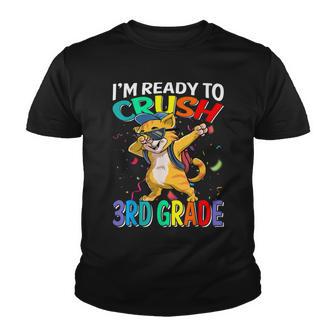 Im Ready To Crush 3Rd Grade Cat Back To School Youth T-shirt - Thegiftio UK