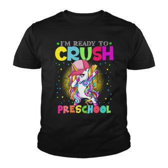 Im Ready To Crush Preschool Funny Unicorn Back To School Youth T-shirt - Thegiftio UK