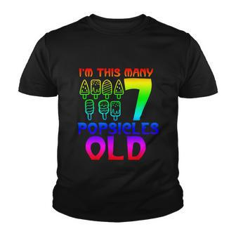 Im This Many Popsicles Old Funny Birthday For Men Women Great Gift Youth T-shirt - Monsterry