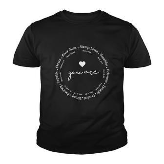 Inspiring Christian Faith Bible Quotes Youth T-shirt - Monsterry UK