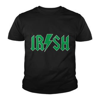 Irish Rocks Logo Music Parody St Patricks Day Youth T-shirt - Monsterry