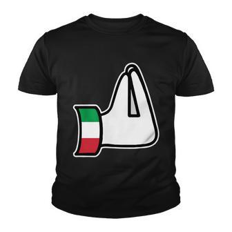 Italian Hand Gesture Funny Youth T-shirt - Monsterry