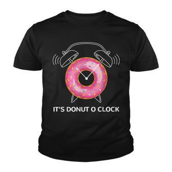Its Donut O Clock | Dougnuts Donut Lover | Cute Donut Youth T-shirt - Thegiftio UK