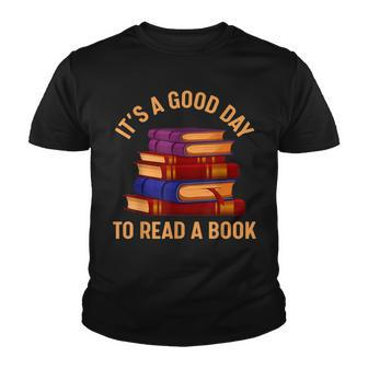 Its Good Day To Read Book Funny Library Reading Lovers Youth T-shirt - Thegiftio UK