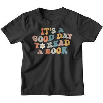 Its Good Day To Read Book Funny Library Reading Lovers Youth T-shirt - Thegiftio UK