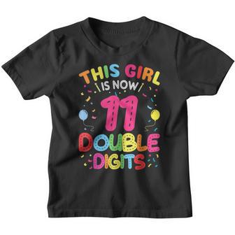 Its My 11Th Birthday 2011 This Girl Is Now 11 Years Old Youth T-shirt - Thegiftio UK