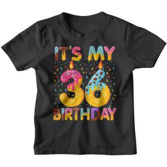 Its My 36Th Birthday Sweet Donut 36 Years Old Funny Gift Youth T-shirt - Thegiftio UK