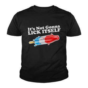 Its Not Gonna Lick Itself Funny Popsicle Youth T-shirt - Monsterry