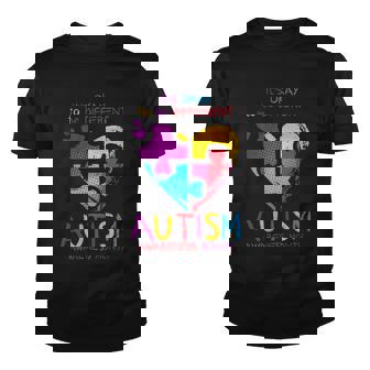 Its Okay To Be Different Autism Awareness Month Youth T-shirt - Monsterry