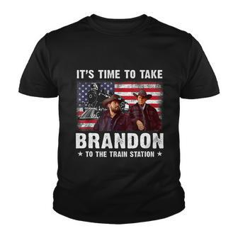 Its Time To Take Brandon To The Train Station V2 Youth T-shirt - Monsterry
