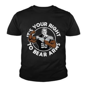 Its Your Right To Bear Arms Tshirt Youth T-shirt - Monsterry UK