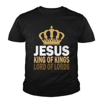 Jesus Lord Of Lords King Of Kings Tshirt Youth T-shirt - Monsterry DE