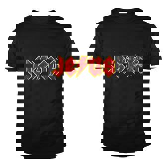 Jesus Rocks Logo Youth T-shirt - Monsterry