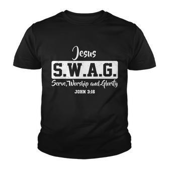 Jesus Swag Serve Worship And Glorify John Youth T-shirt - Monsterry AU