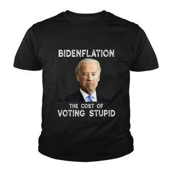 Joe Biden Bidenflation The Cost Of Voting Stupid Youth T-shirt - Monsterry DE