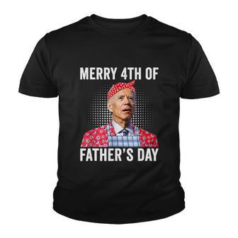 Joe Biden Confused Funny Joe Biden Merry 4Th Of Fathers Day Youth T-shirt - Thegiftio UK