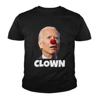 Joe Biden Is A Clown Joe Biden Is An Idiot Graphic Design Printed Casual Daily Basic Youth T-shirt - Thegiftio UK