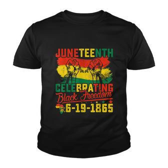 Juneteenth Celebrating Black Freedom 1865 African American Youth T-shirt - Monsterry CA