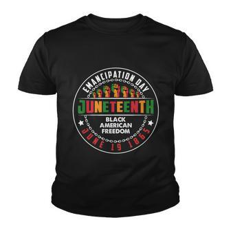 Juneteenth Emancipation Day Vintage Cool Melanin Black Pride Gift V4 Youth T-shirt - Monsterry UK
