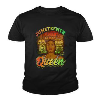 Juneteenth Women Juneteenth Shirts Natural Afro Queen Graphic Design Printed Casual Daily Basic Youth T-shirt - Thegiftio UK