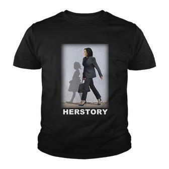 Kamala Harris Herstory Making History Youth T-shirt - Monsterry