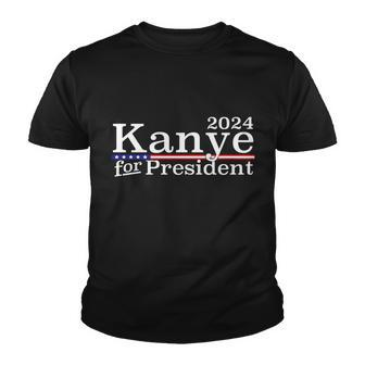 Kanye 2024 For President Tshirt Youth T-shirt - Monsterry