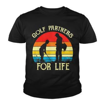 Kids Golfing S Matching Father Son Golf Partners For Life Shirts Fathers Day Gift Idea Vintage Best Friends Shirt Boys Youth Youth T-shirt - Thegiftio UK