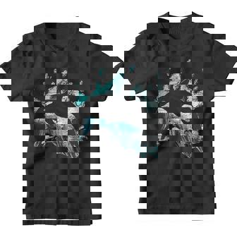 Killer Whale Ocean Swim Cool Animal Creature Orca Youth T-shirt - Thegiftio