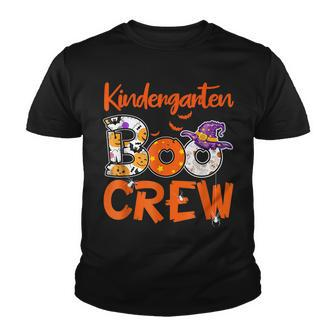 Kindergarten Boo Crew Teachers Students Halloween Costume Youth T-shirt - Seseable