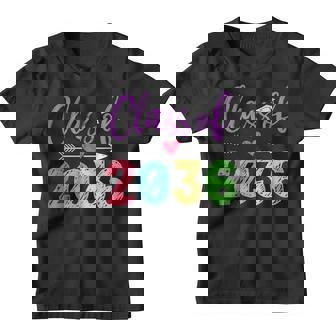 Kindergarten Class Of 2036 Graduation First Day Of School Youth T-shirt - Thegiftio UK