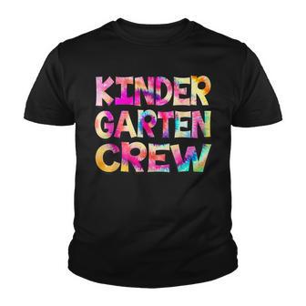 Kindergarten Crew Tie Dye Back To School Teacher Student Youth T-shirt - Thegiftio UK