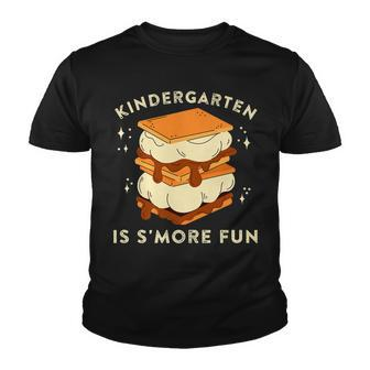 Kindergarten Is Smore Fun Camping Campfire Kids Teachers Youth T-shirt - Seseable