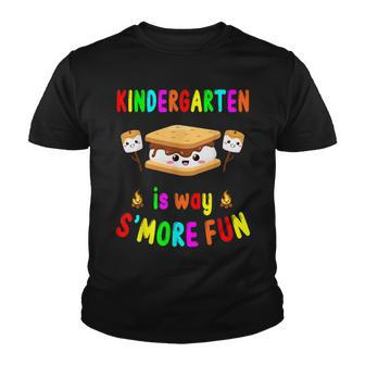 Kindergarten Is Way Smore Fun Back To School Teacher Kids Youth T-shirt - Seseable