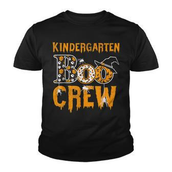 Kindergarten Teacher Boo Crew Halloween Kindergarten Teacher Youth T-shirt - Seseable