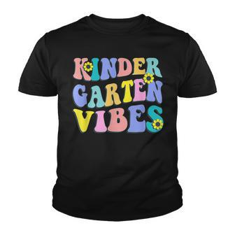 Kindergarten Vibes First Day Back To School Teacher Students V2 Youth T-shirt - Seseable