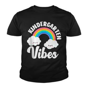 Kindergarten Vibes Rainbow Kindergarten Teacher Student Youth T-shirt - Thegiftio UK