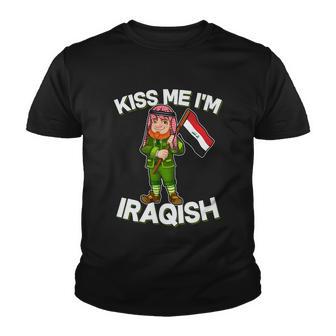 Kiss Me Im Iraqish Youth T-shirt - Thegiftio UK
