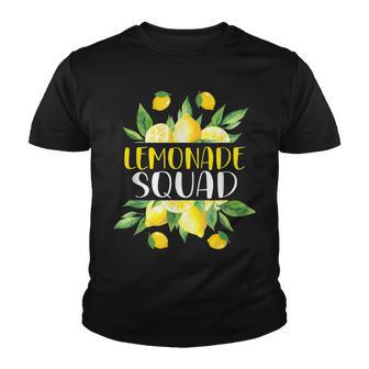 Lemonade Squad Summer Funny Lemon Fruit Lovers Youth T-shirt - Thegiftio UK