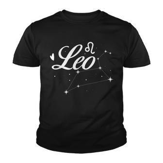 Leo Zodiac Sign - Astrology Astrologer Horoscope Youth T-shirt - Thegiftio UK