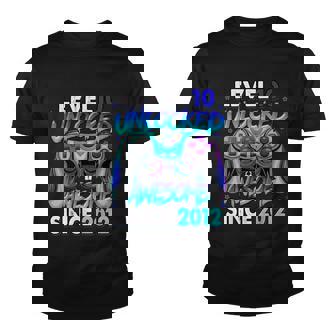 Level 10 Unlocked Awesome 2012 Cute 10Th Birthday Youth T-shirt - Monsterry