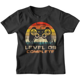 Level 9 Complete Fun 9Th Year Wedding Anniversary Him Her Youth T-shirt - Thegiftio UK