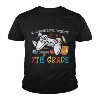 Level Complete 7Th Grade First Day Of School Back To School Youth T-shirt - Monsterry DE