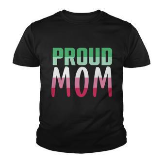 Lgbtq Gay Pride Month Proud Mom Queer Mothers Day Abrosexual Gift Youth T-shirt - Monsterry CA