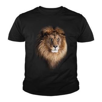 Lion Head Graphic Youth T-shirt - Monsterry DE